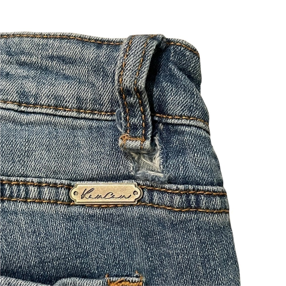 KanCan Busted Knee, Destroyed Stretch Denim Skinny Jeans, 3/25, KC5056M - Picture 7 of 10
